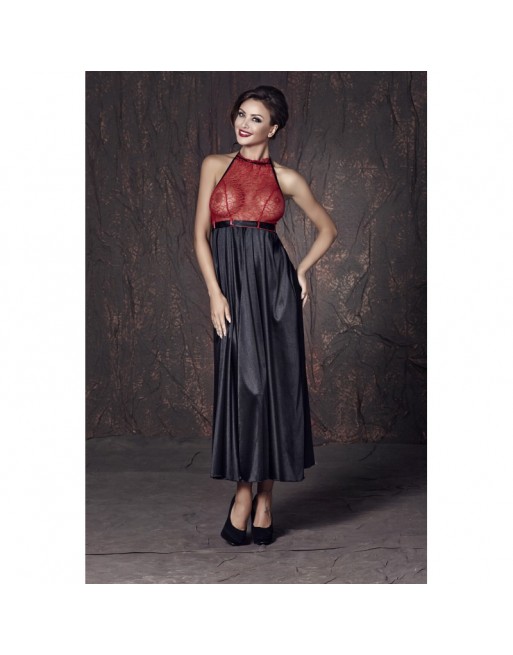 Apolonya Nuisette Longue - Noir et Rouge Apolonya Nuisette Longue - Noir et Rouge