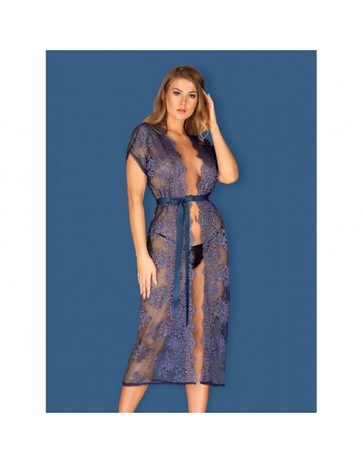 Flowlace Peignoir - Bleu Flowlace Peignoir - Bleu