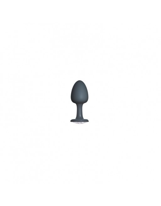 Plug Anal Bijou Geisha Diamond M - Noir et Blanc Plug Anal Bijou Geisha Diamond M - Noir et Blanc