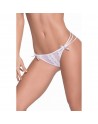 String blanc élégant triple lanières - MAL101WHT