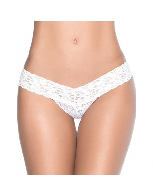 String blanc sexy dentelle - MAL94WHT