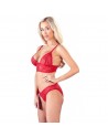 Ensemble 2 pièces rouge dentelle - OR2212269RED