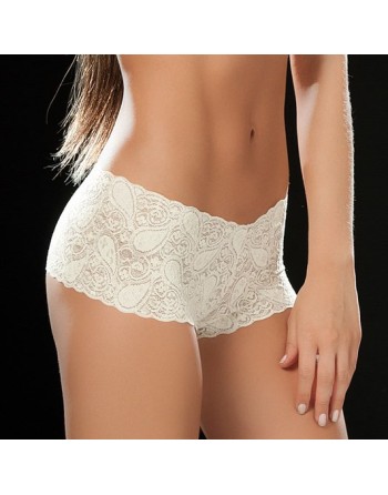 Boyshort dentelle 90 White - MAL90WHT