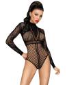 Body noir manches longues fantaisie